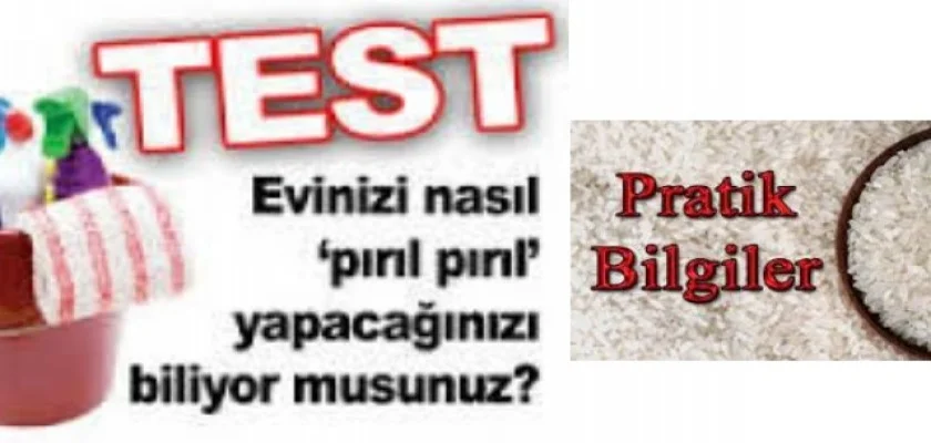 EV TEMİZLİĞİNDE PÜF NOKTALARI